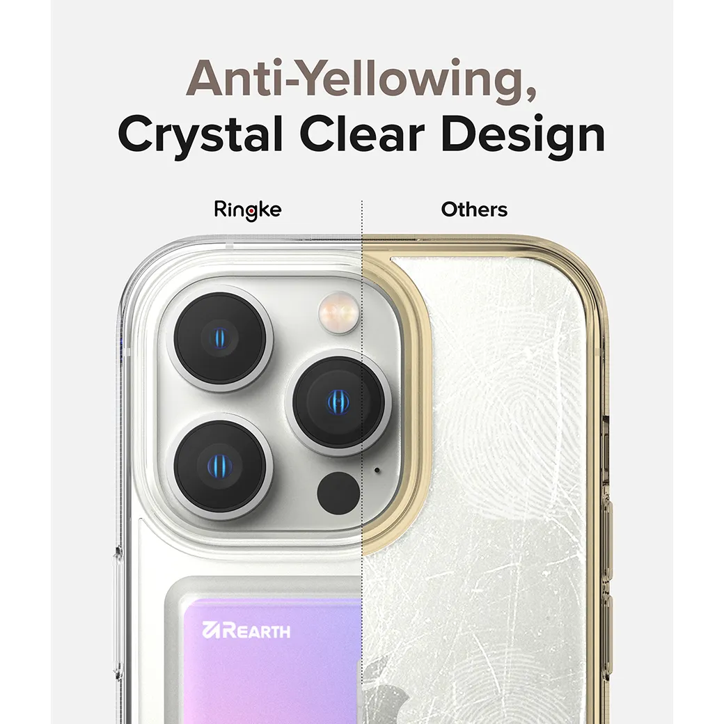 เคส Ringke รุ่น Fusion Card - iPhone 14 Pro Max - สีใส