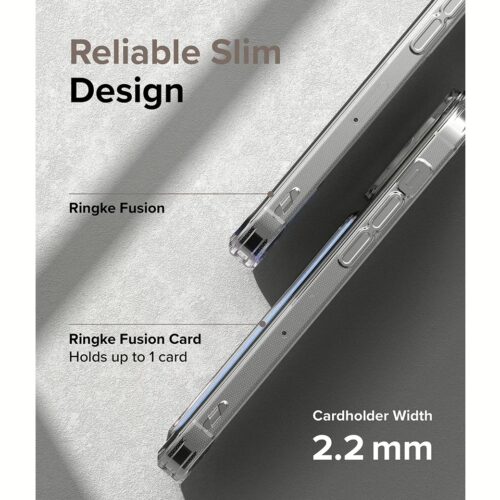 Ringke รุ่น Fusion Card - เคส iPhone 14 Pro Max - สีใส - Image 9