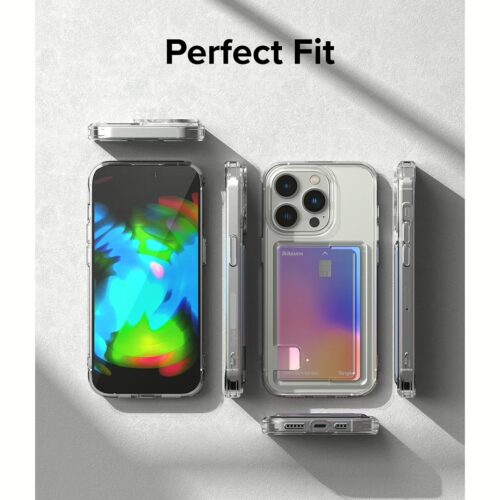 Ringke รุ่น Fusion Card - เคส iPhone 14 Pro Max - สีใส - Image 11