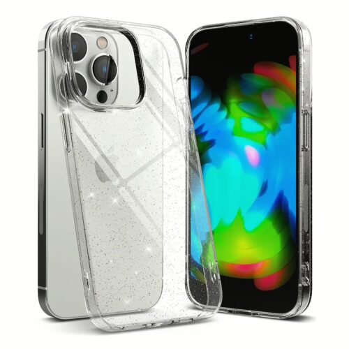 Ringke รุ่น Air - เคส iPhone 14 Pro Max - สี Glitter Clear - Image 2