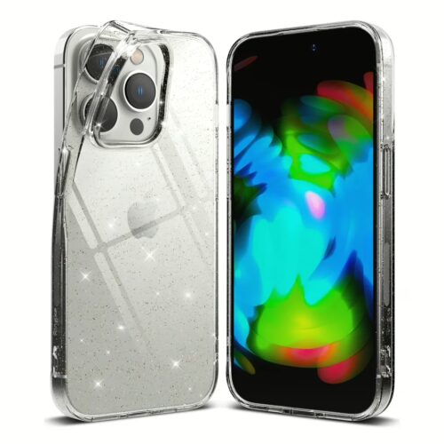 Ringke รุ่น Air - เคส iPhone 14 Pro Max - สี Glitter Clear - Image 3