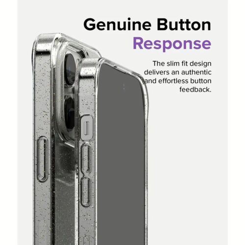 Ringke รุ่น Air - เคส iPhone 14 Pro Max - สี Glitter Clear - Image 9