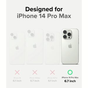 Ringke รุ่น Fusion X - เคส iPhone 14 Pro Max - สีดำ