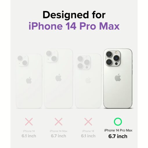 Ringke รุ่น Fusion Bumper - เคส iPhone 14 Pro Max - สีใส - Image 8