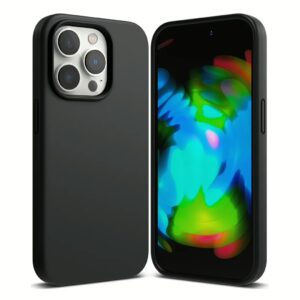 Ringke รุ่น Silicone - เคส iPhone 14 Pro Max - สีดำ