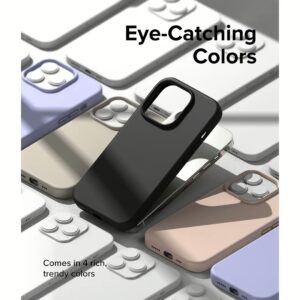 Ringke รุ่น Silicone - เคส iPhone 14 Pro Max - สีดำ