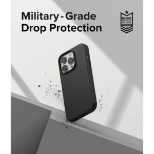 Ringke รุ่น Silicone - เคส iPhone 14 Pro Max - สีดำ