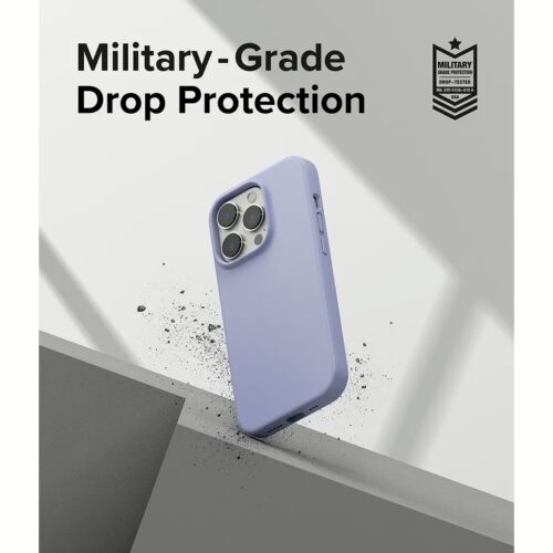 Ringke รุ่น Silicone - เคส iPhone 14 Pro Max - สี Lavender - Image 8