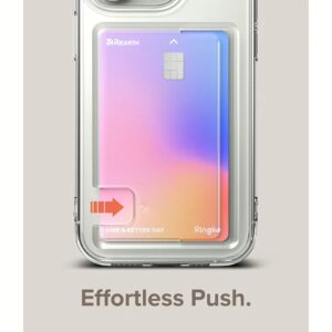 Ringke รุ่น Fusion Card - เคส iPhone 14 Pro - สีใส