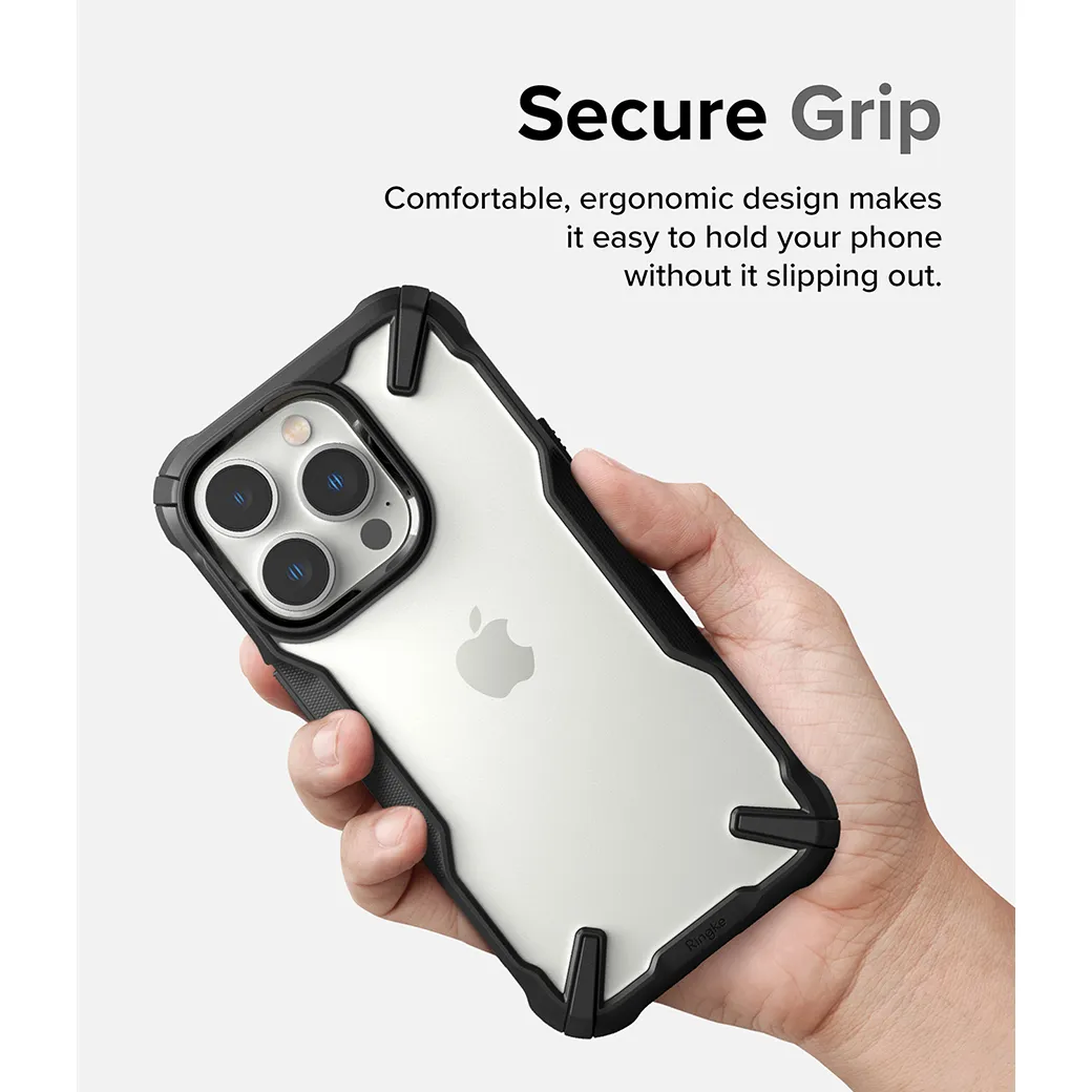 Ringke รุ่น Fusion X - เคส iPhone 14 Pro - สีดำ