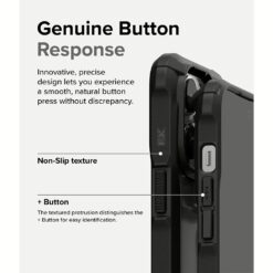 Ringke รุ่น Fusion X - เคส iPhone 14 Pro - สีดำ