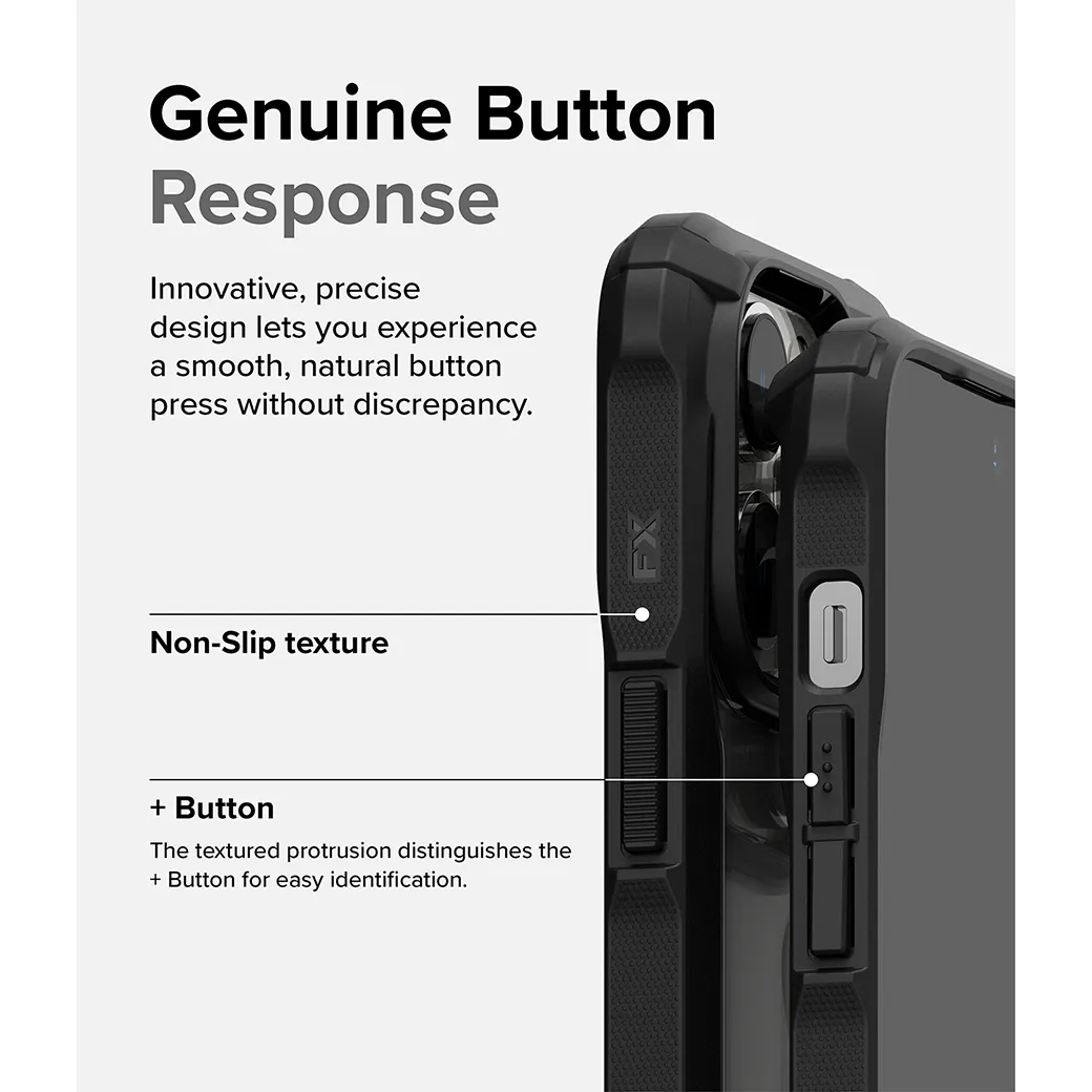เคส Ringke รุ่น Fusion X - iPhone 14 Pro - สีดำ