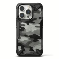 Ringke รุ่น Fusion X Design - เคส iPhone 14 Pro - สี Camo Black