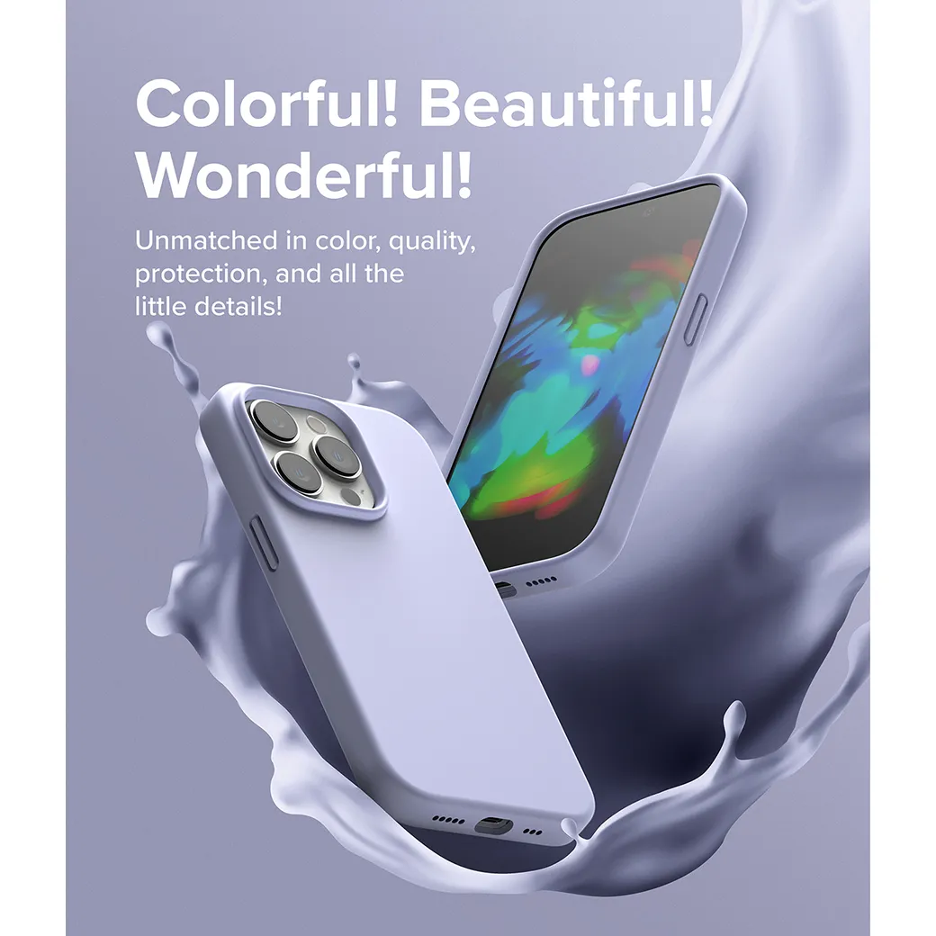 เคส Ringke รุ่น Silicone - iPhone 14 Pro - สี Lavender