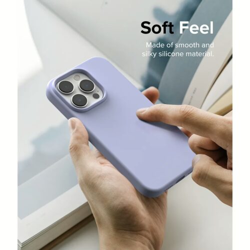 Ringke รุ่น Silicone - เคส iPhone 14 Pro - สี Lavender - Image 6
