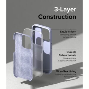 Ringke รุ่น Silicone - เคส iPhone 14 Pro - สี Lavender