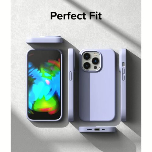Ringke รุ่น Silicone - เคส iPhone 14 Pro - สี Lavender - Image 9