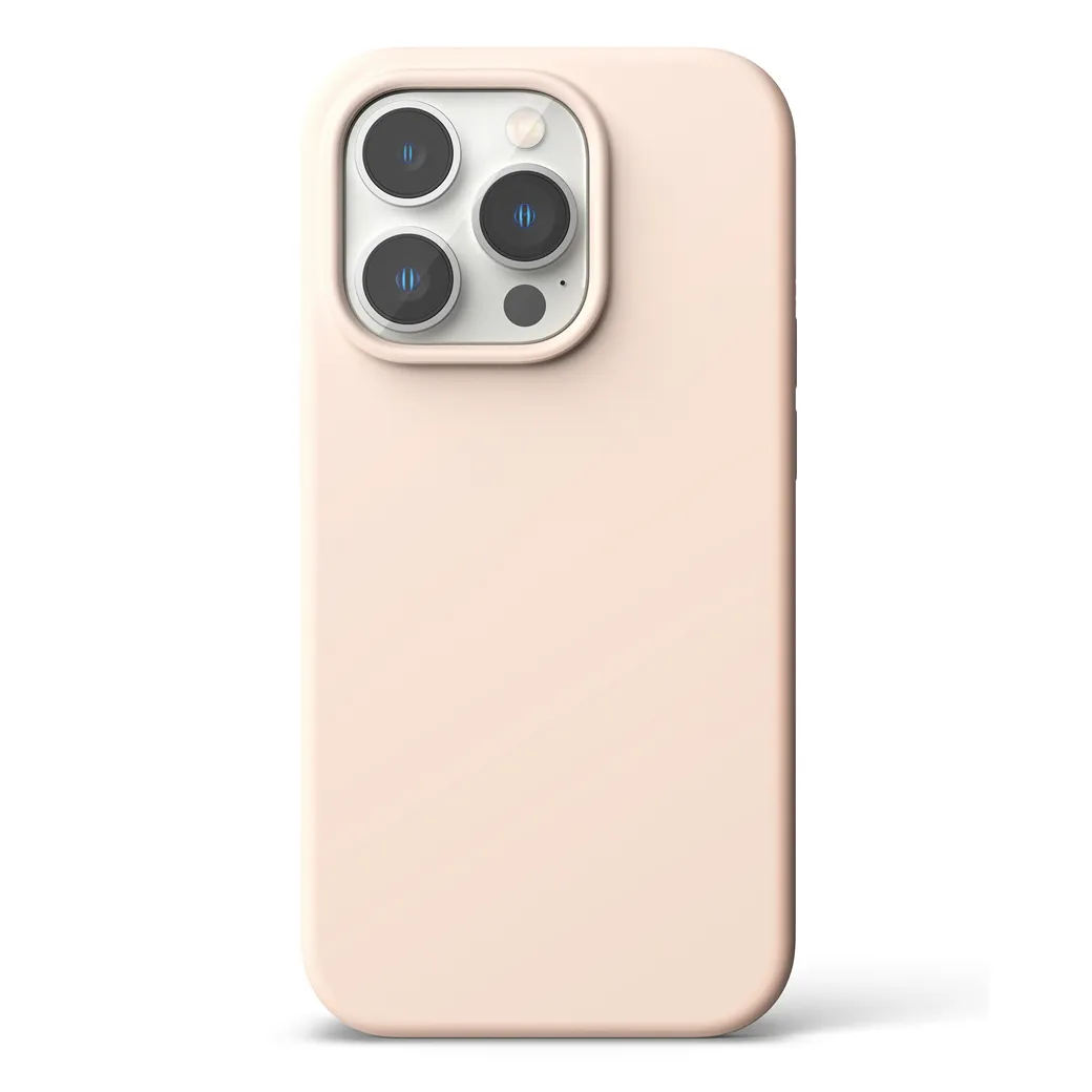 เคส Ringke รุ่น Silicone - iPhone 14 Pro - สี Pink Sand