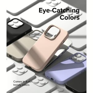 Ringke รุ่น Silicone - เคส iPhone 14 Pro - สี Pink Sand