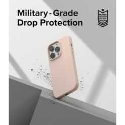 Ringke รุ่น Silicone - เคส iPhone 14 Pro - สี Pink Sand