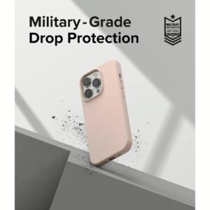 Ringke รุ่น Silicone - เคส iPhone 14 Pro - สี Pink Sand