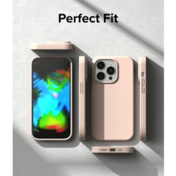 Ringke รุ่น Silicone - เคส iPhone 14 Pro - สี Pink Sand