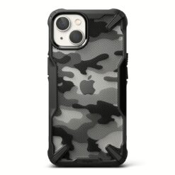Ringke รุ่น Fusion X Design - เคส iPhone 14 Plus - สี Camo Black