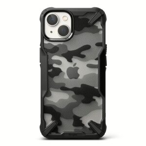 Ringke รุ่น Fusion X Design - เคส iPhone 14 Plus - สี Camo Black