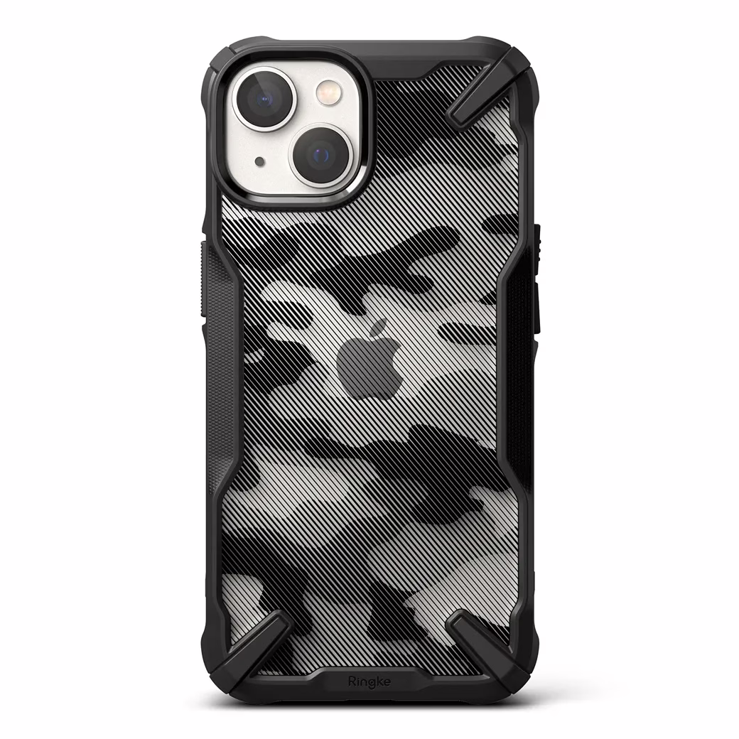 Ringke รุ่น Fusion X Design - เคส iPhone 14 Plus - สี Camo Black