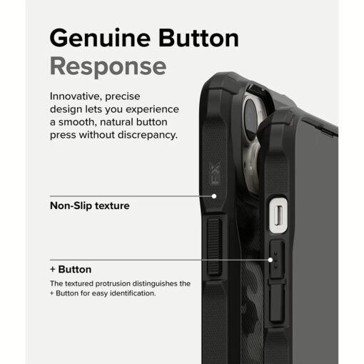 Ringke รุ่น Fusion X Design - เคส iPhone 14 Plus - สี Camo Black - Image 8