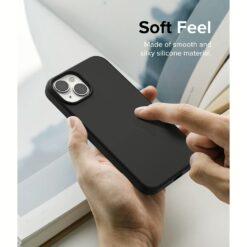 Ringke รุ่น Silicone - เคส iPhone 14 Plus - สีดำ