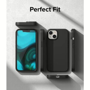 Ringke รุ่น Silicone - เคส iPhone 14 Plus - สีดำ