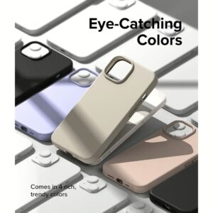 Ringke รุ่น Silicone - เคส iPhone 14 Plus - สี Stone