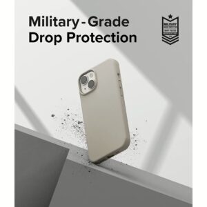 Ringke รุ่น Silicone - เคส iPhone 14 Plus - สี Stone