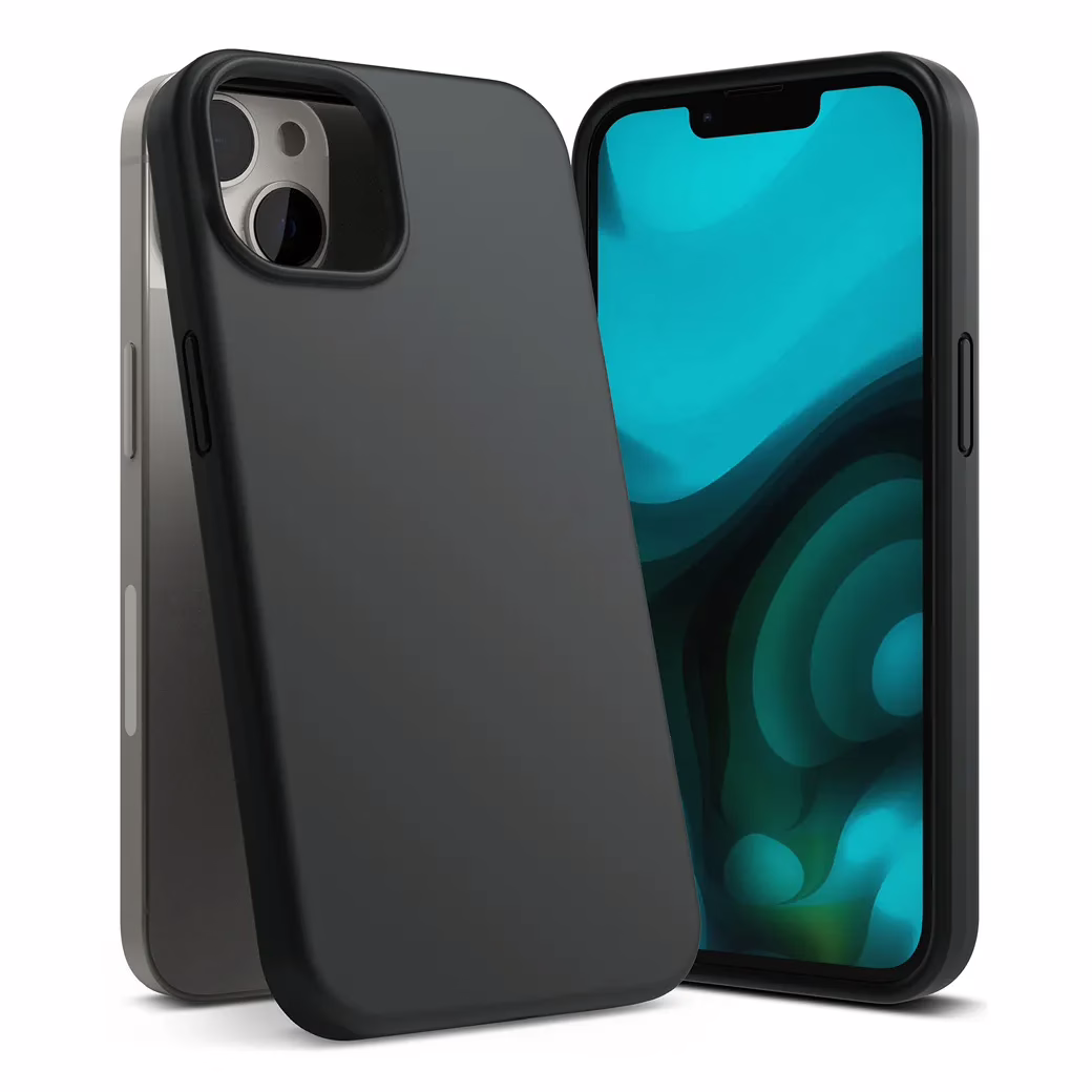 Ringke รุ่น Silicone - เคส iPhone 14 - สีดำ