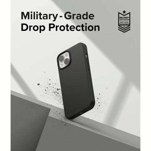 Ringke รุ่น Silicone - เคส iPhone 14 - สีดำ - Image 8