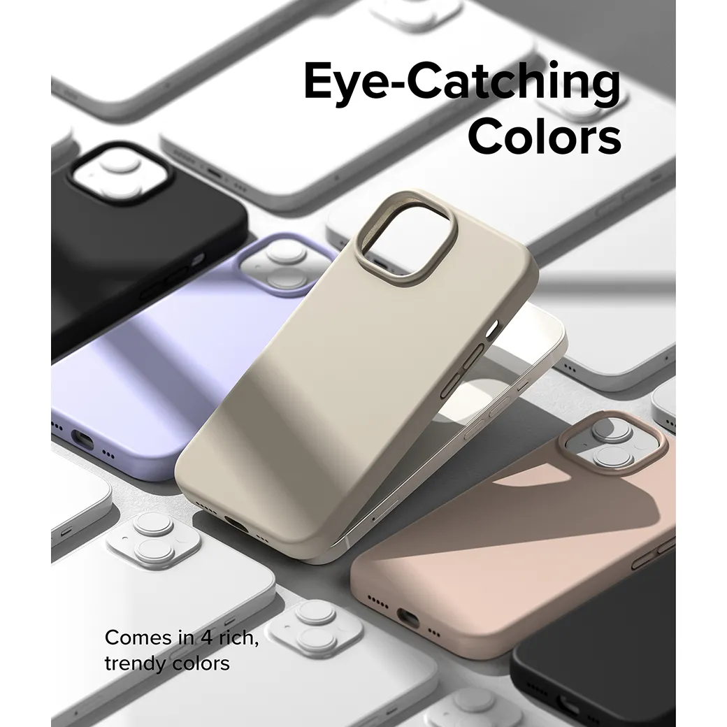 เคส Ringke รุ่น Silicone - iPhone 14 - สี Stone