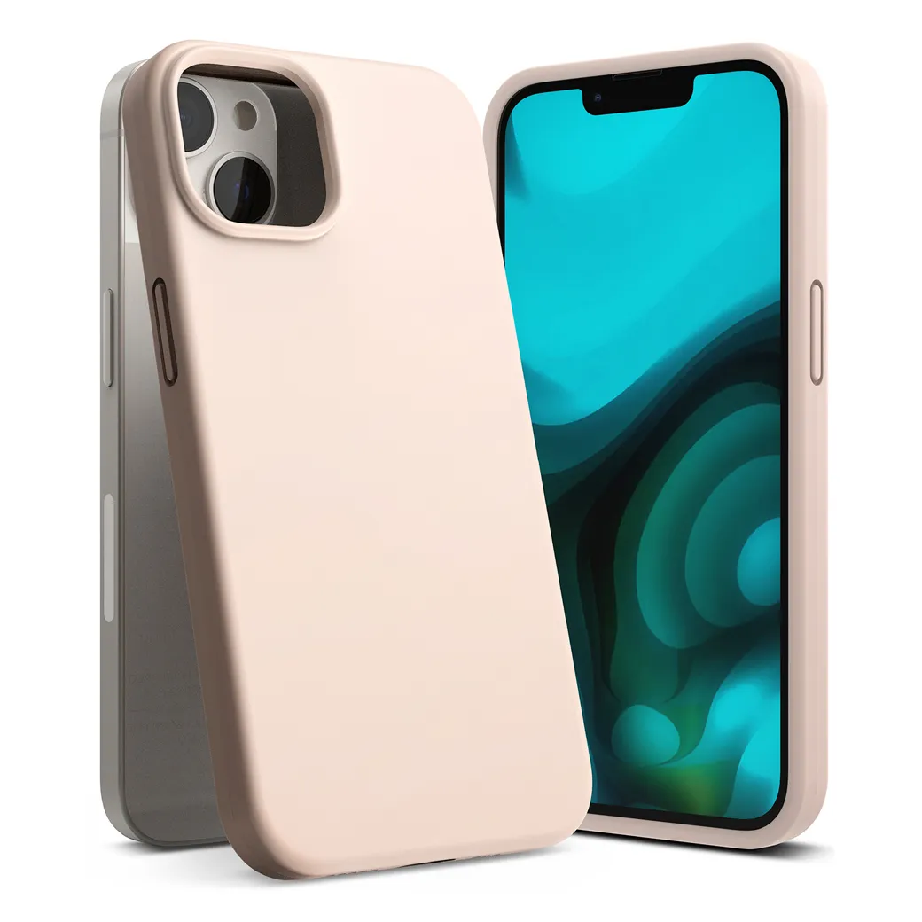 Ringke รุ่น Silicone - เคส iPhone 14 - สี Pink Sand