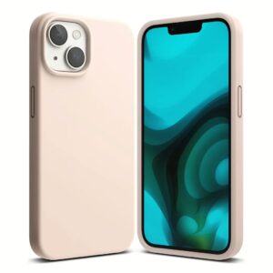 Ringke รุ่น Silicone - เคส iPhone 14 - สี Pink Sand