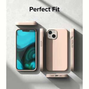 Ringke รุ่น Silicone - เคส iPhone 14 - สี Pink Sand