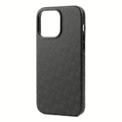 Richmond & Finch - เคส iPhone 14 Pro - ลาย Black Vegan Leather
