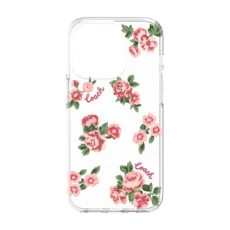 Coach รุ่น Protective Case - เคส iPhone 14 Pro - ลาย Punk Rose Pink