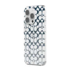 Coach รุ่น Protective Case - เคส iPhone 14 Pro - ลาย Signature C Blue Ombre