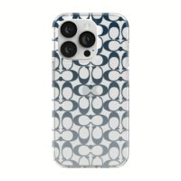 Coach รุ่น Protective Case - เคส iPhone 14 Pro - ลาย Signature C Blue Ombre