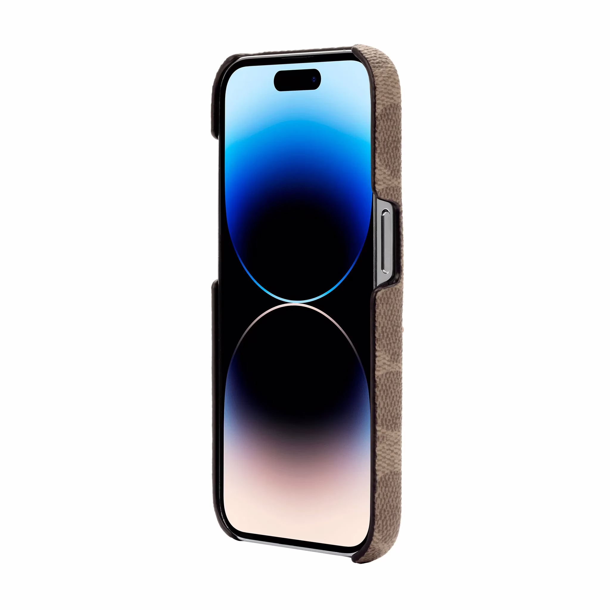 Coach รุ่น Slim Wrap Case - เคส iPhone 14 Pro - ลาย Signature C Tan