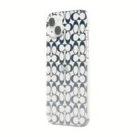Coach รุ่น Protective Case - เคส iPhone 14 Plus - ลาย Signature C Blue Ombre