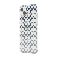 Coach รุ่น Protective Case - เคส iPhone 14 Plus - ลาย Signature C Blue Ombre