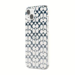 Coach รุ่น Protective Case - เคส iPhone 14 Plus - ลาย Signature C Blue Ombre