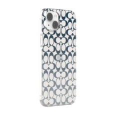 Coach รุ่น Protective Case - เคส iPhone 14 Plus - ลาย Signature C Blue Ombre