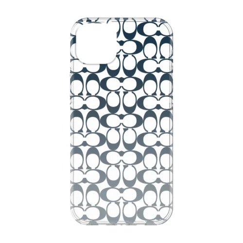 Coach รุ่น Protective Case - เคส iPhone 14 Plus - ลาย Signature C Blue Ombre